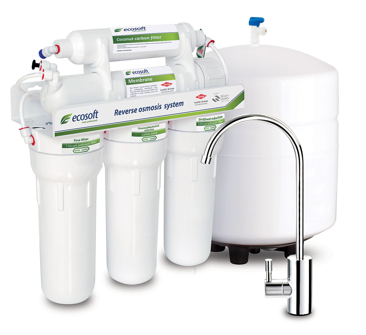 Фото Система обратного осмоса MO575ECO «Ecosoft 5-75» Ecosoft - sofino.ua Фото Система обратного осмоса MO575ECO «Ecosoft 5-75» Ecosoft - sofino.ua