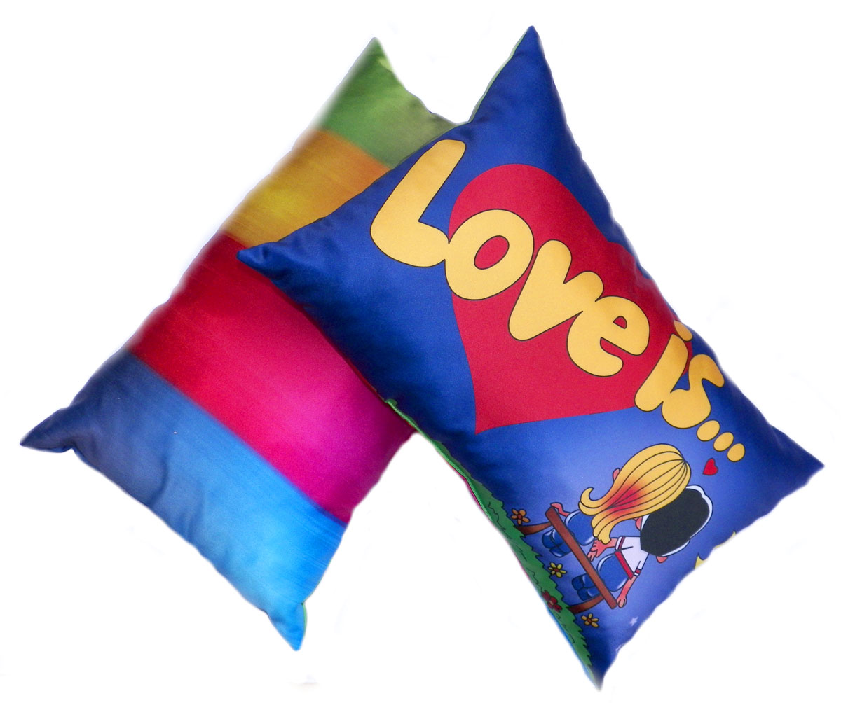 Фото Подушка декор «Love is…» 30*45 Izzihome - sofino.ua