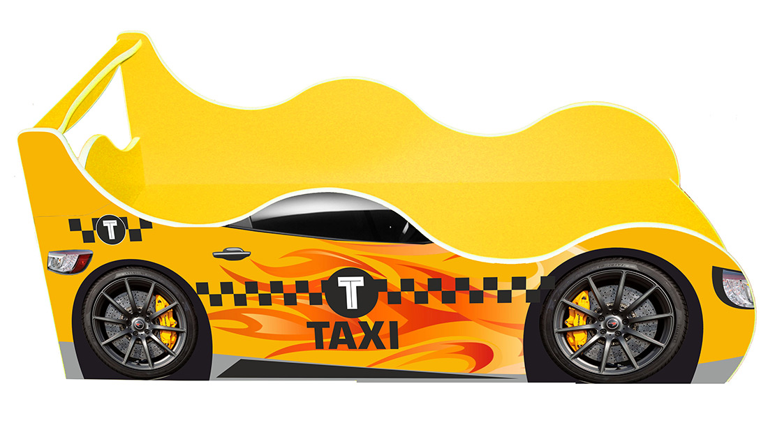 Фото Кровать детская «Драйв Д-0002 | Taxi» 70*140 | Код товара: 18251 - SOFINO.UA Фото Кровать детская «Драйв Д-0002 | Taxi» 70*140 | Код товара: 18251 - SOFINO.UA