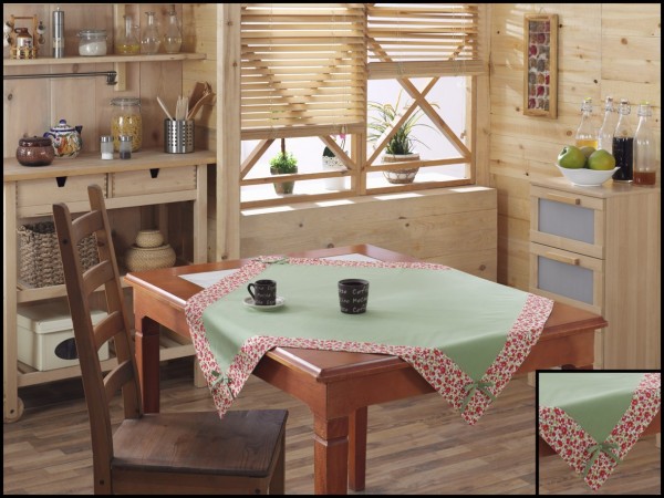Фото Скатерть зелёная 105038 140*180 Home Line - sofino.ua Фото Скатерть зелёная 105038 140*180 Home Line - sofino.ua