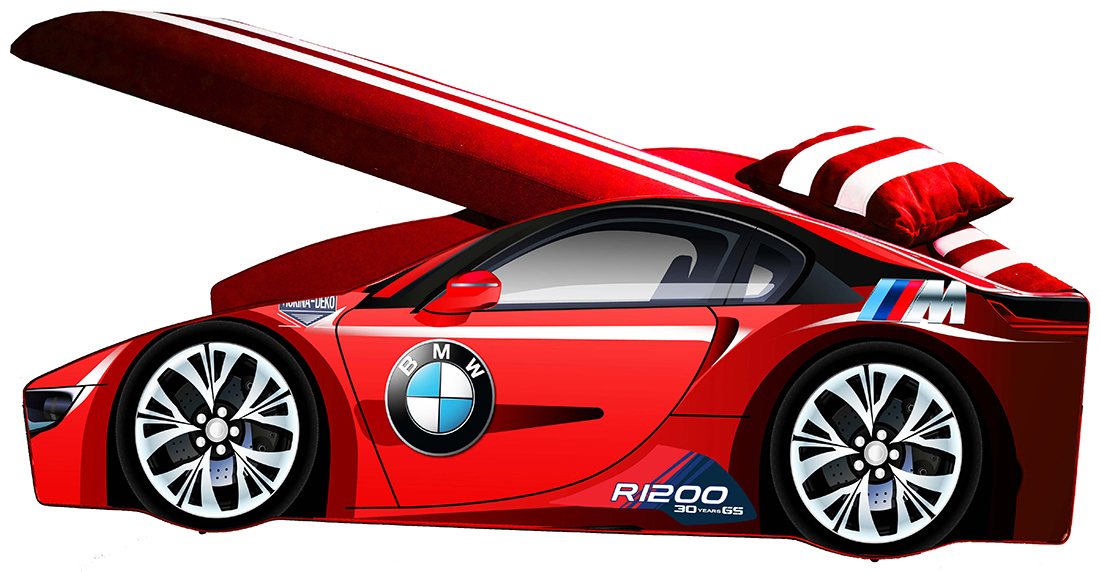 Фото 2 Кровать детская «Элит Е-1 | BMW Red» 70*150 | Код товара: 399185 - SOFINO.UA