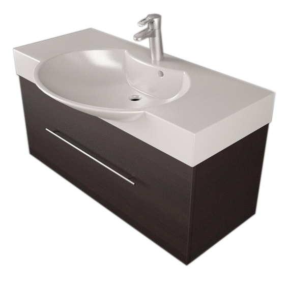 Фото Тумба с умывальником «Sumatra 980» Fancy Marble - sofino.ua