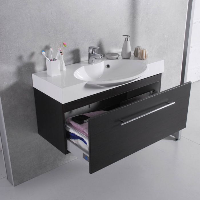 Фото Тумба с умывальником «Sumatra 980» Fancy Marble - sofino.ua