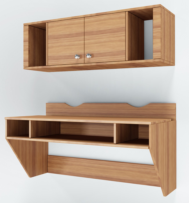 Фото Стол «Air Table kit 2» LB (орех) - sofino.ua