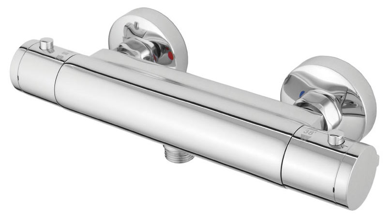 Фото Смеситель для душа H20008 «Thermo-12» корпус - монолит без лейки шланга Rubineta - sofino.ua Фото Смеситель для душа H20008 «Thermo-12» корпус - монолит без лейки шланга Rubineta - sofino.ua
