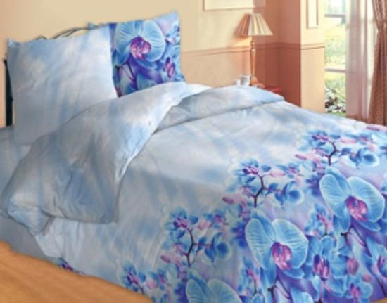 Комплект «Орхидея голубая» двуспальный