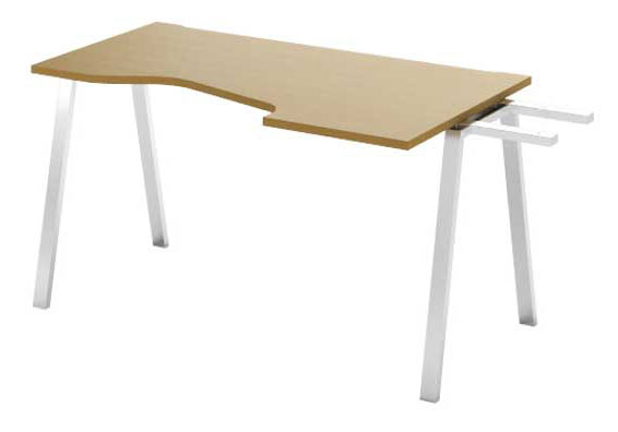Модуль завершающий стола письменного углового MN205V3 L «Megan» 80*160