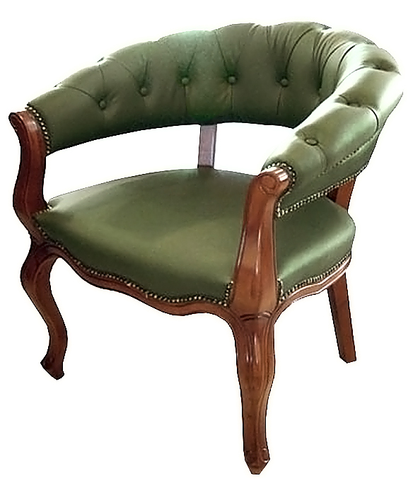 Крісло конференційне Монк Горіх М16 + Зелений 276