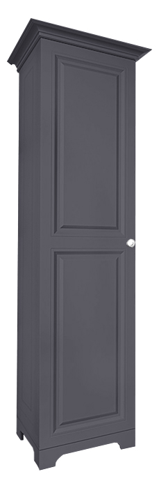 Шафа з карнизом Марсель В.2 62x63,5x218,7 Темно-сірий