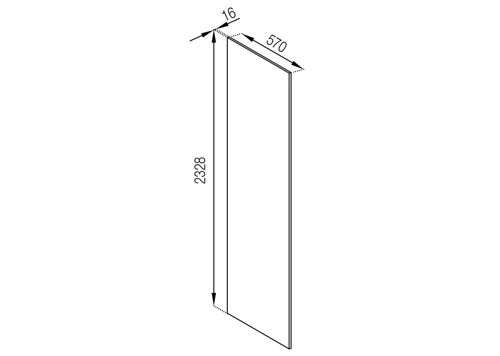 Ariel. Модуль П панель (h-2328) • МДФ категория №02