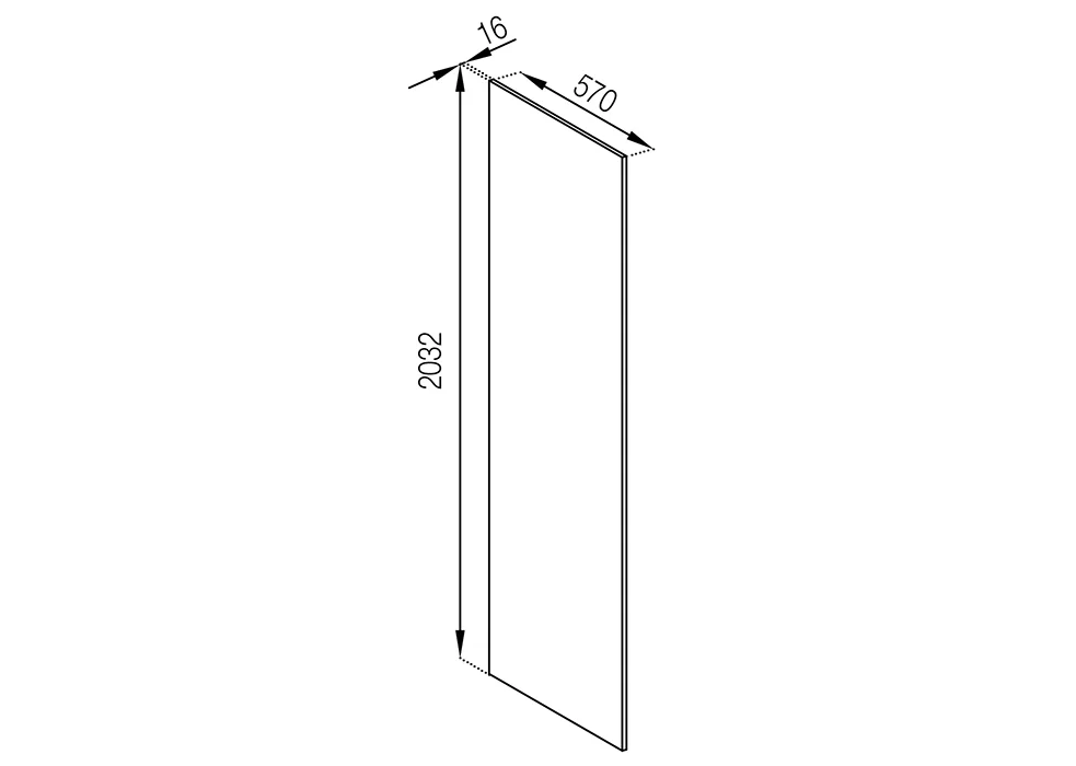Ariel. Модуль П панель (h-2032) • МДФ категория №02