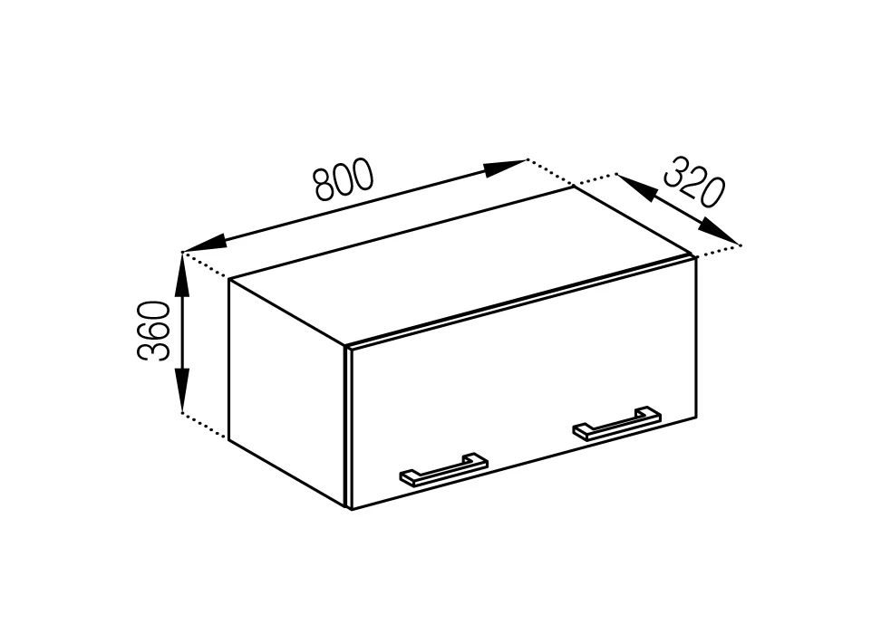 Ariel. Модуль А 80 (320) • МДФ категорія №02
