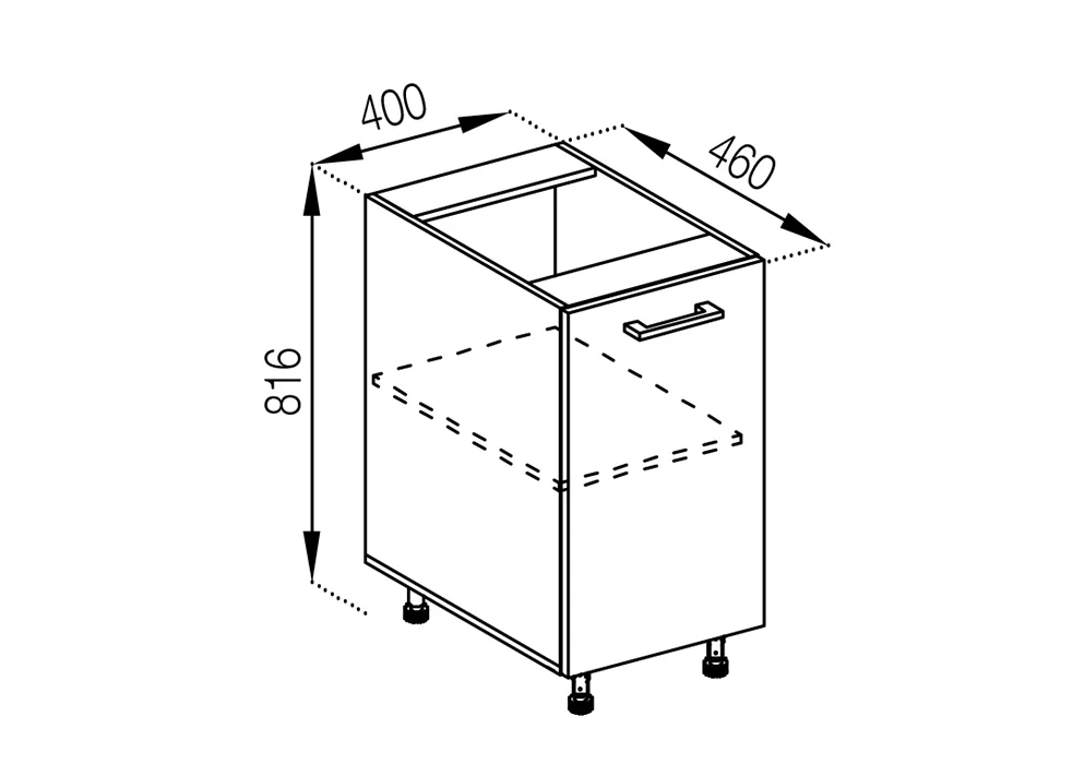 Ariel. Модуль Н 40 • МДФ категория №03
