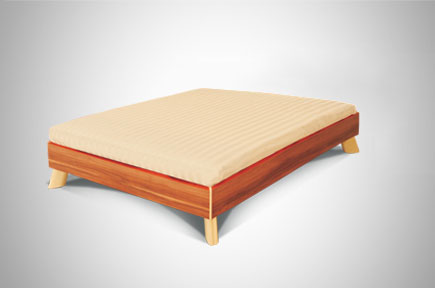 Основа кровати ЛКр2 160 «Лючия» деревянные ножки