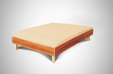 Основа кровати ЛКр3 180 «Лючия» деревянные ножки