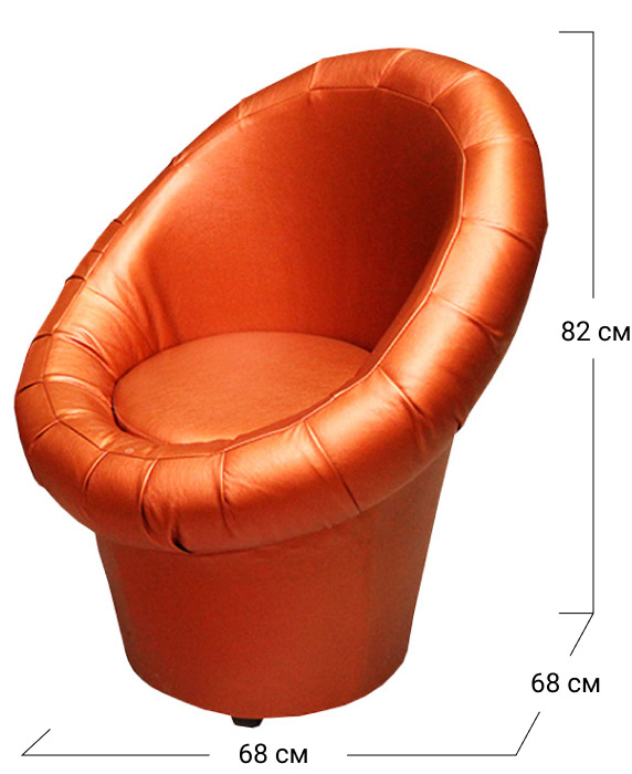 Крісло Тюльпан | 68x68x82 см