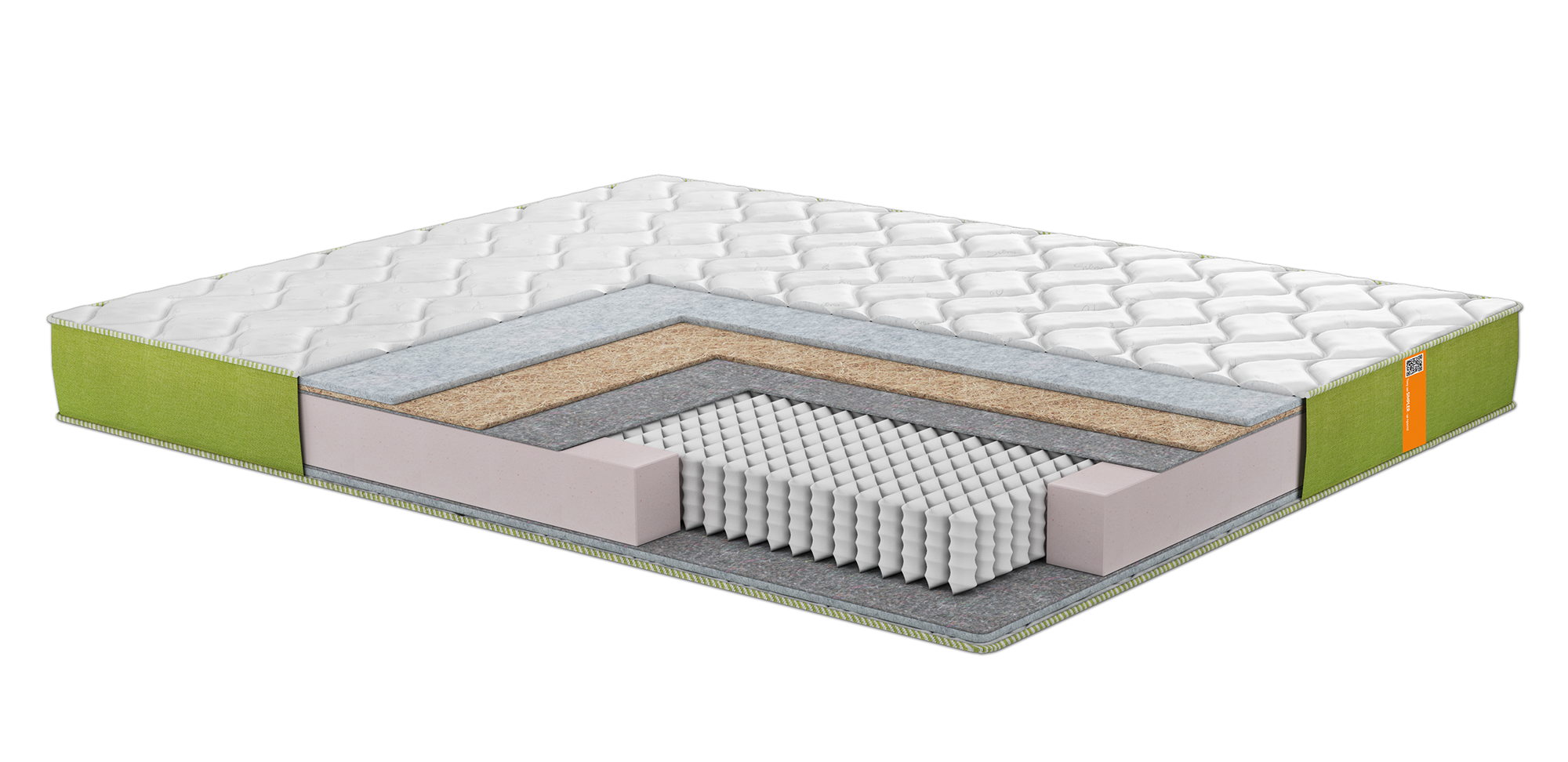 Ортопедический матрас Dream Line Flash 90х200 см