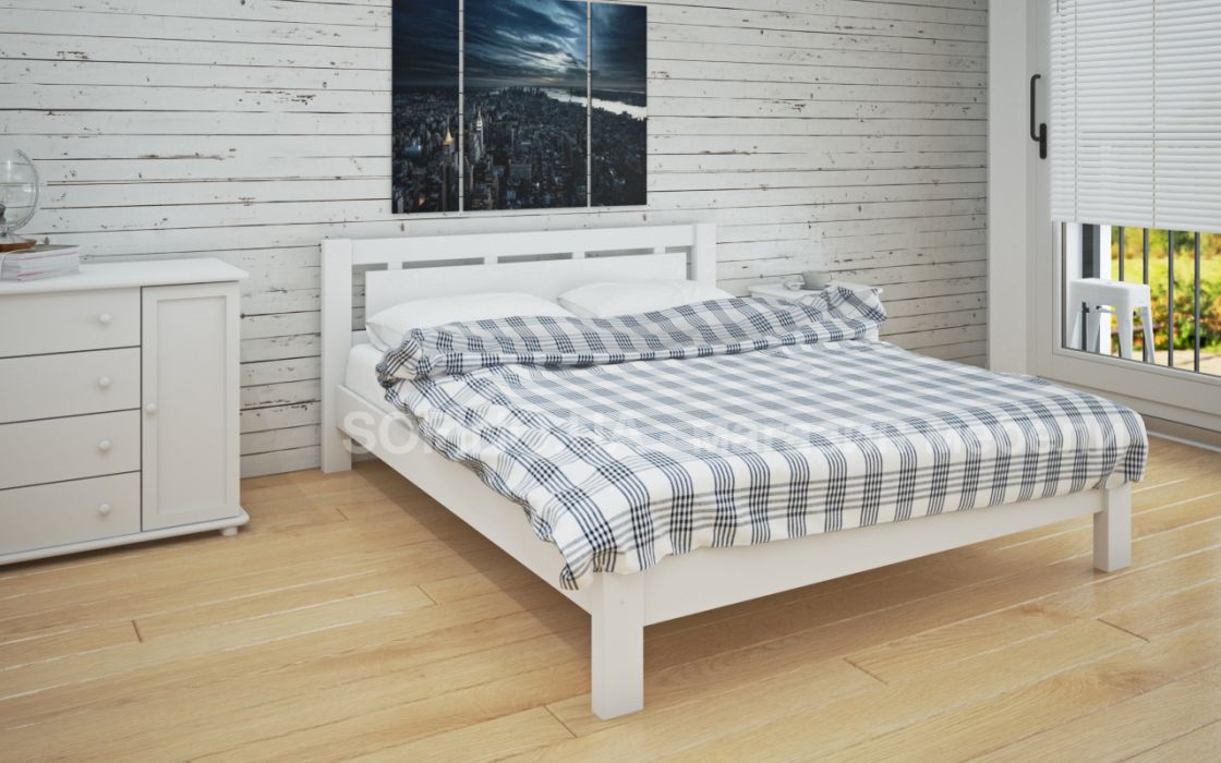 Кровать Олимпия | л-110 | 80*190 | белый