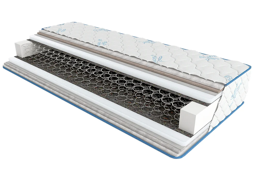 Матрац пружинний Sleep&Fly Standart Plus 150x190x21 см / жорсткий (2096377)