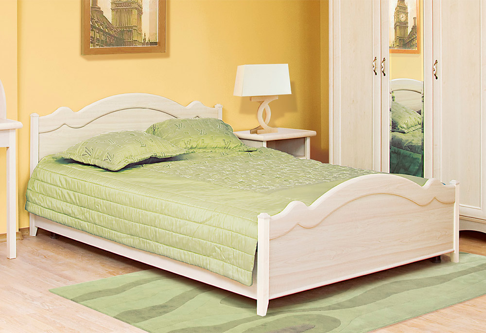 Ліжко - Світ меблів - ДСП - Селіна - Колір Клен - 160х200 см
