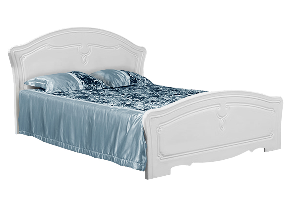 Ліжко двоспальне Луїза Світ меблів • 160х200 • Біле золото