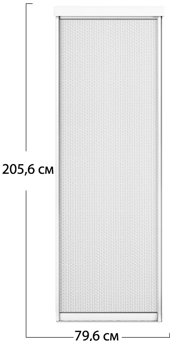 Фасад к системе 800x2200 Ротанг WT