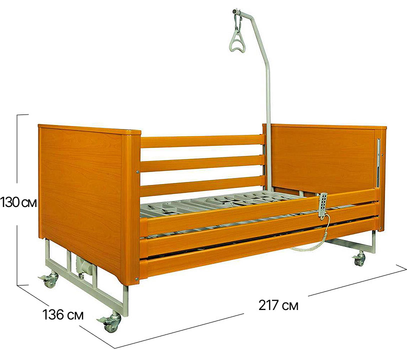 Ліжко функціональне з електрокеруванням Bariatric OSD-9550 | 120x200 см