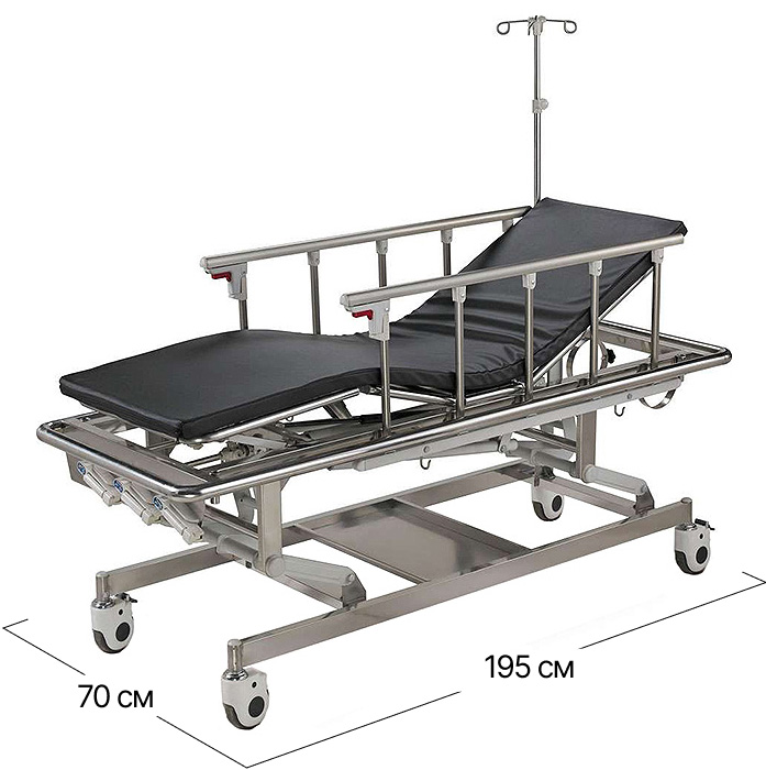 Каталка для переміщення пацієнтів чотирисекційна OSD-A105B | 70x195 см