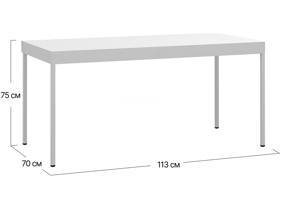 Столик палатний Софіно модель 2415 | 113x70x75 см (ДxШxВ)