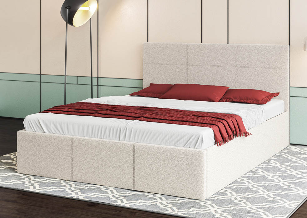 Ліжко двоспальне Кароліна №05 140x200 см (підйомний механізм)