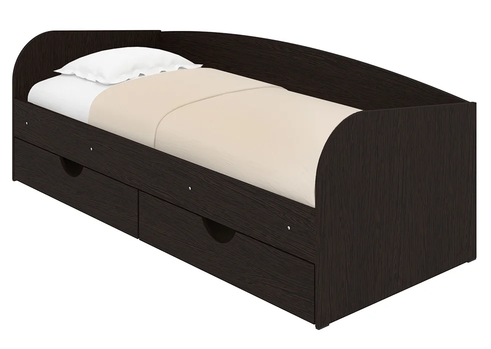 Кровать детская односпальная Sonya №03 800x1900 (ДСП основа) • Венге