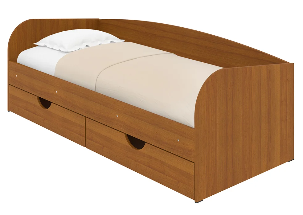 Кровать детская односпальная Sonya №03 800x1900 (ДСП основа) • Лесной Орех