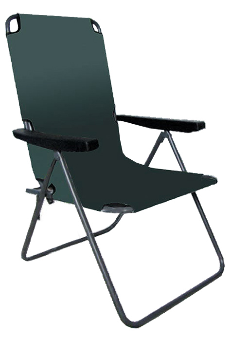 Складное кресло-шезлонг 590x480x1070 ( модель Эко ) с подлокотниками, max 110 кг • цвет по наличию • Софино