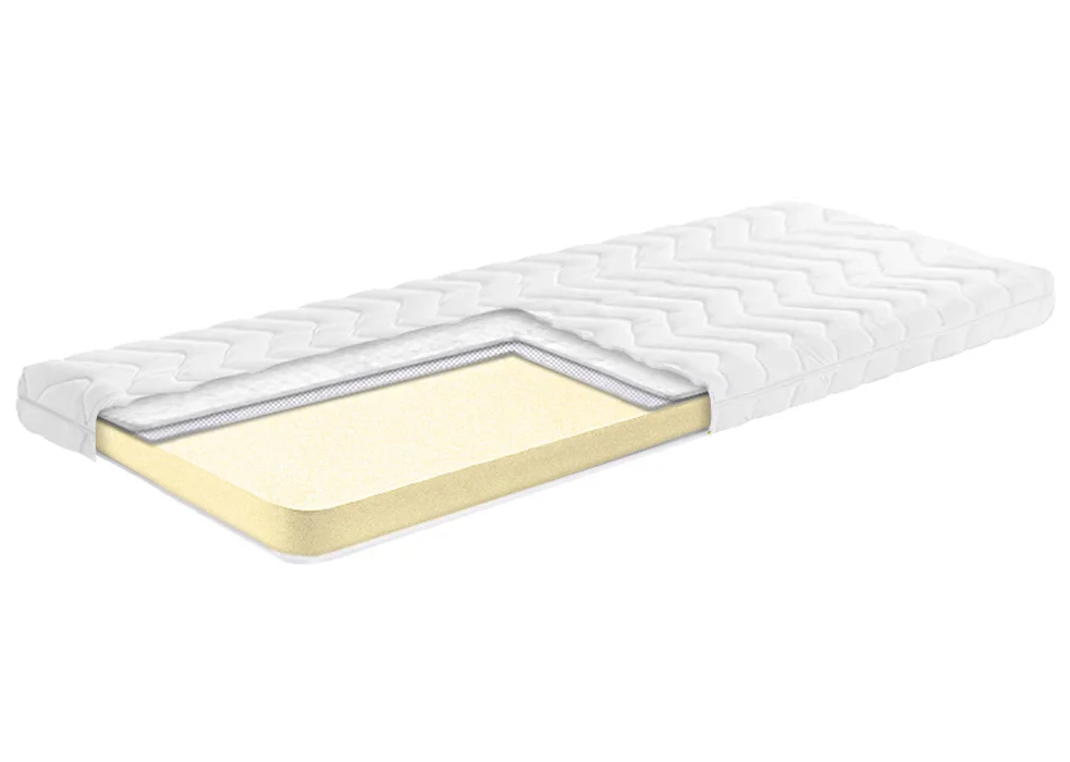 Матрас тонкий односпальный Expert Sleep Foam Plus 80x190 см • высота 7 см (средняя жесткость)