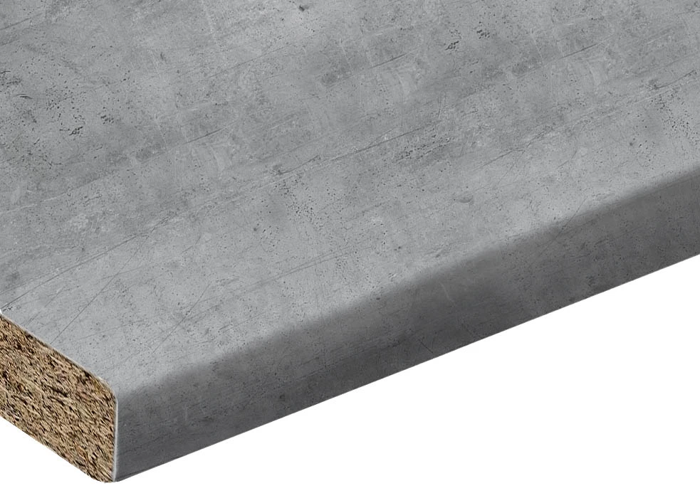 Стільниця кухонна з текстурою під камень Бетон Міленіум • товщина 28 мм