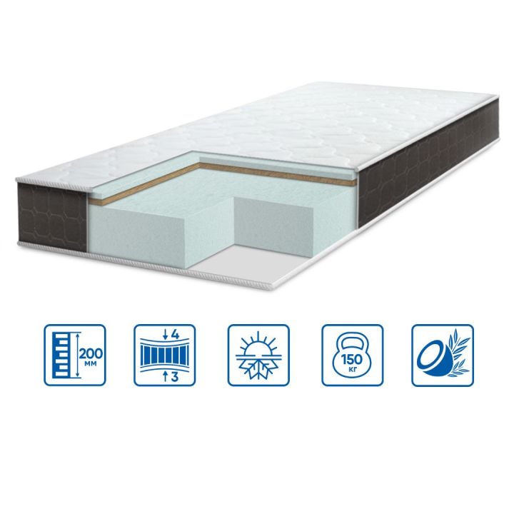 Ортопедичний матрац Eurosleep Bionic Cocos 150х200см