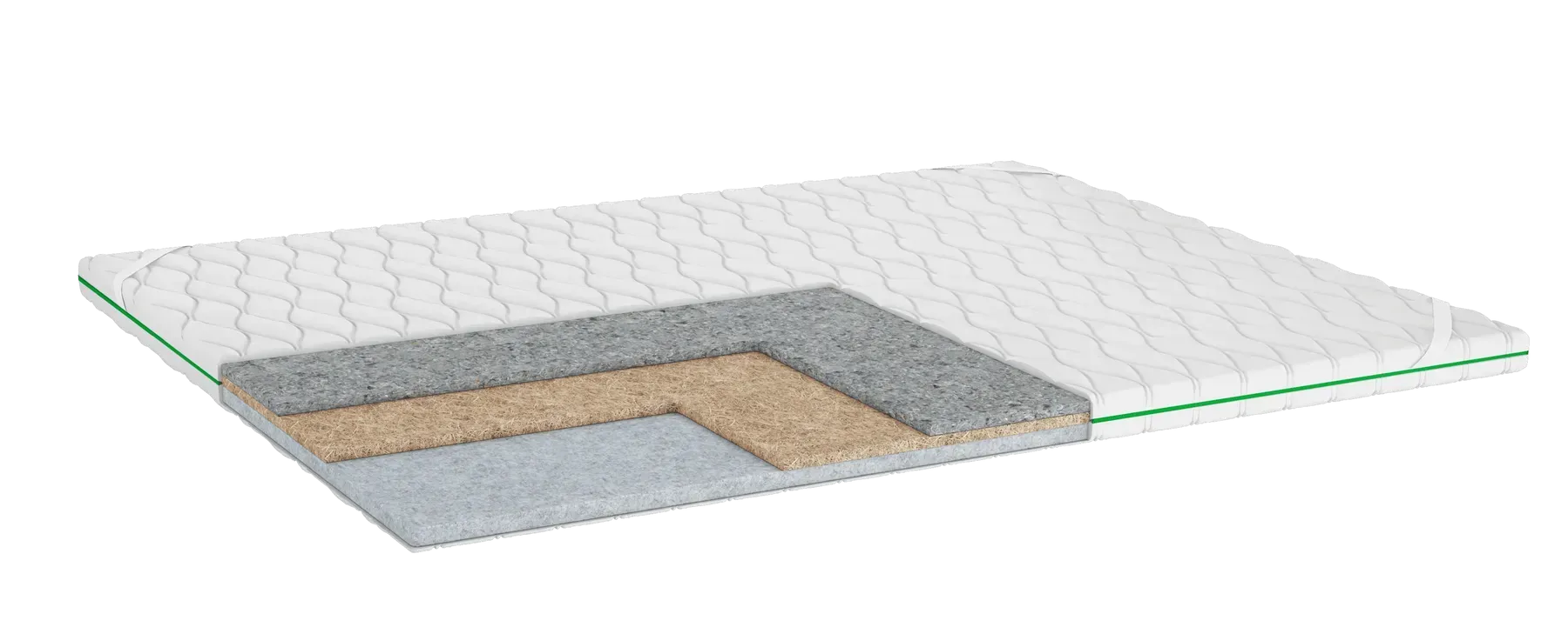 Тонкий матрас-топпер Air Dream Line Cocos 130х200 см