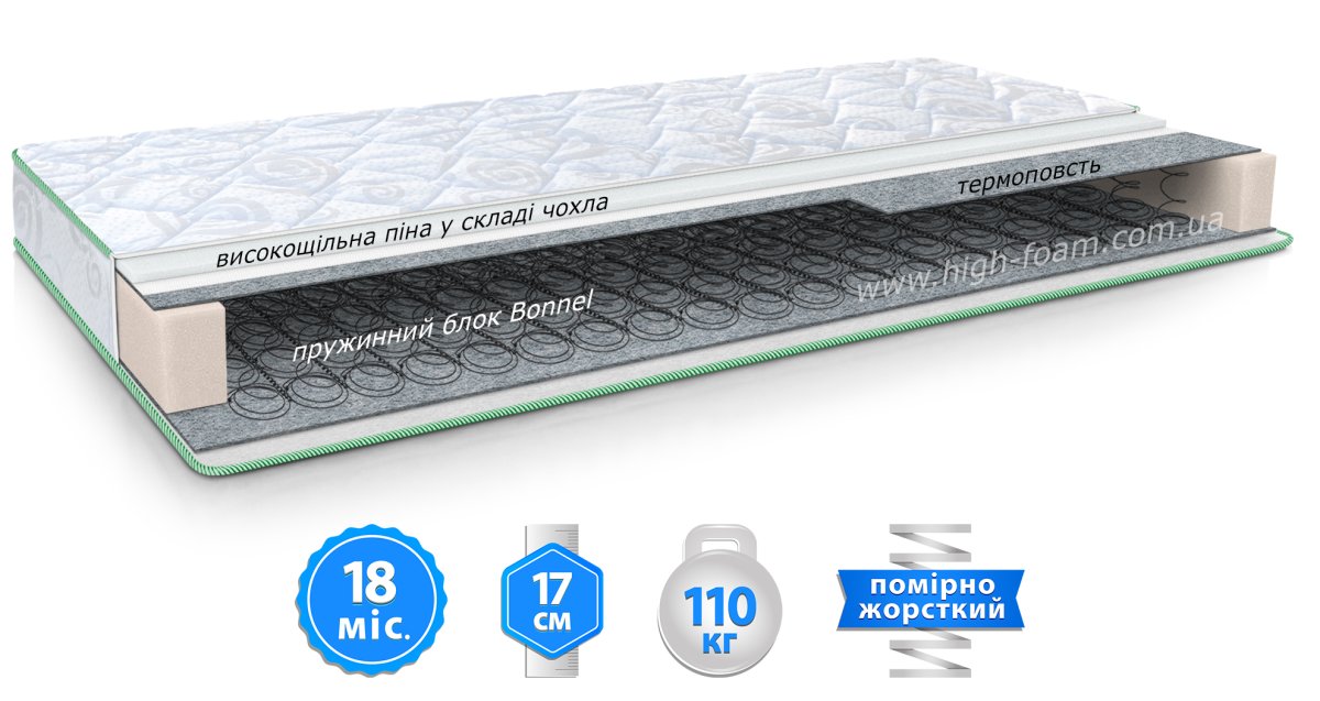 Ортопедичний матрац HighFoam Faino Kray 140x200