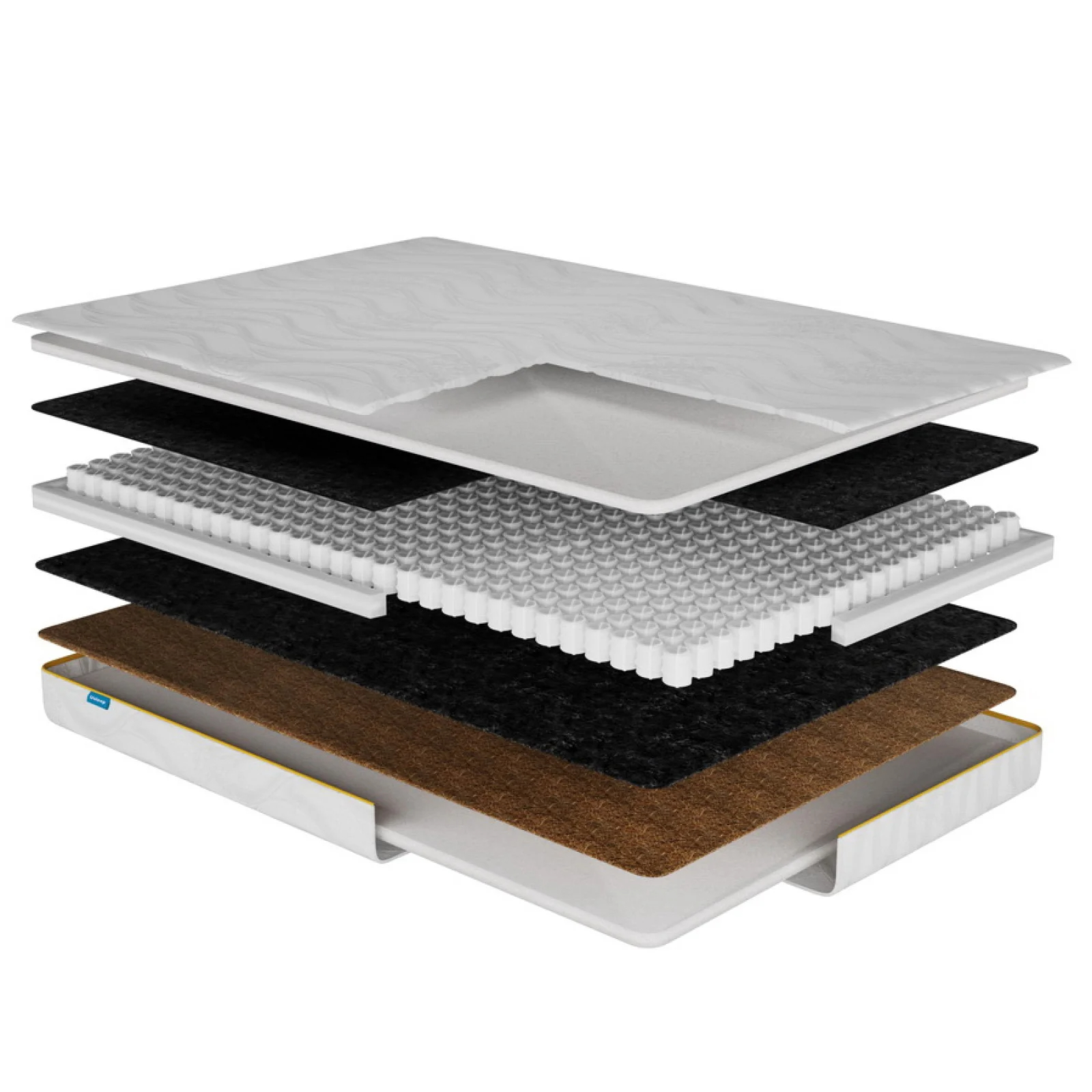 Матрас ортопедический Usleep Island Yellow 80x190