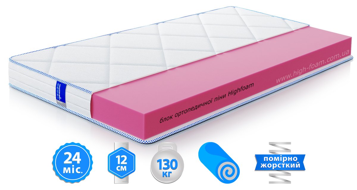 Ортопедичний матрац HighFoam Obeliks Efes 90x200