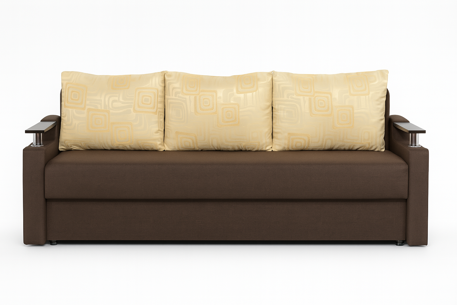 Диван Купідон, 210х95х80 (ДхГхВ), спальне місце (140х190), єврокнижка, категорія тканини: 4