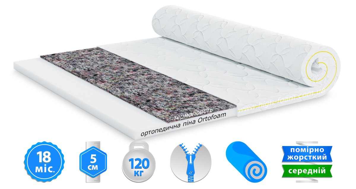 Ортопедичний матрац HighFoam Lento Vivo  900х2000