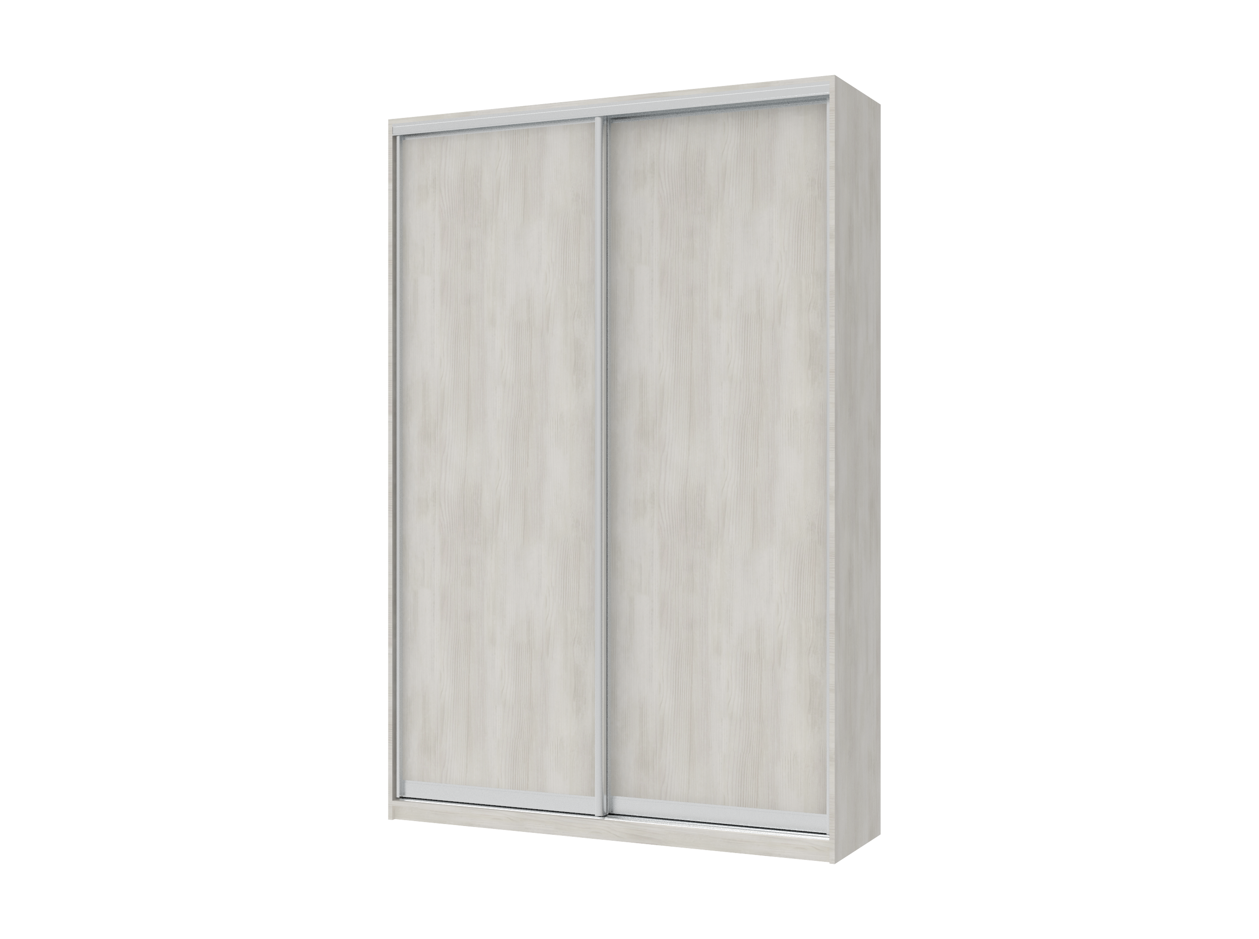 Шафа купе Doros Сіті Лайт Біле дерево 2 ДСП 150х45х225