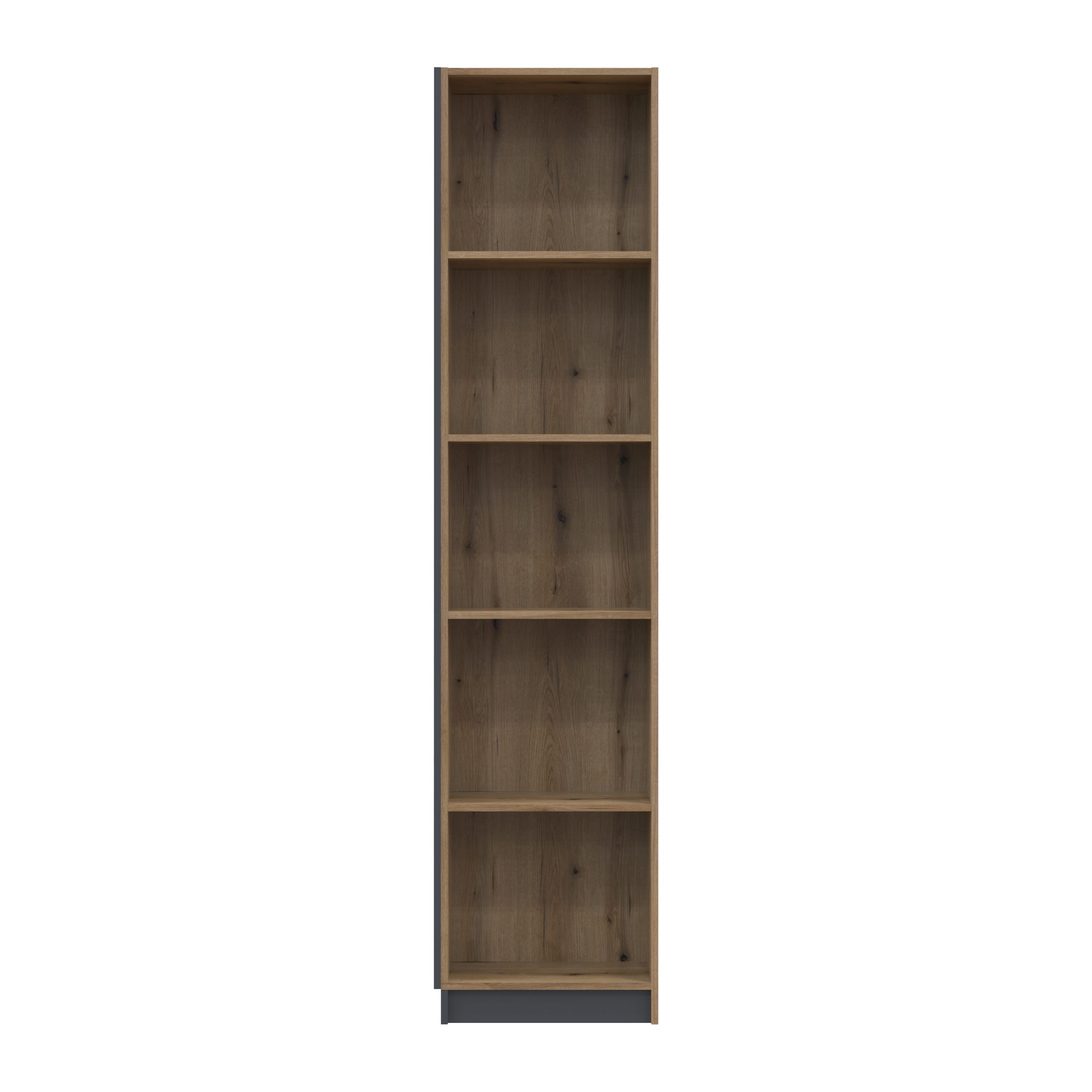 Етажерка до шаф Doros Дейл Графіт/Дуб Евок 52х28х220 (41516119)