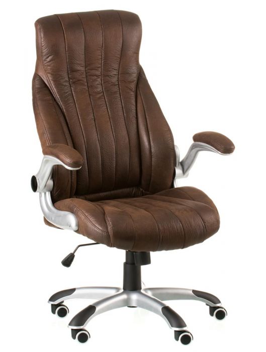 Кресло офисное «E0468» темно коричневый
