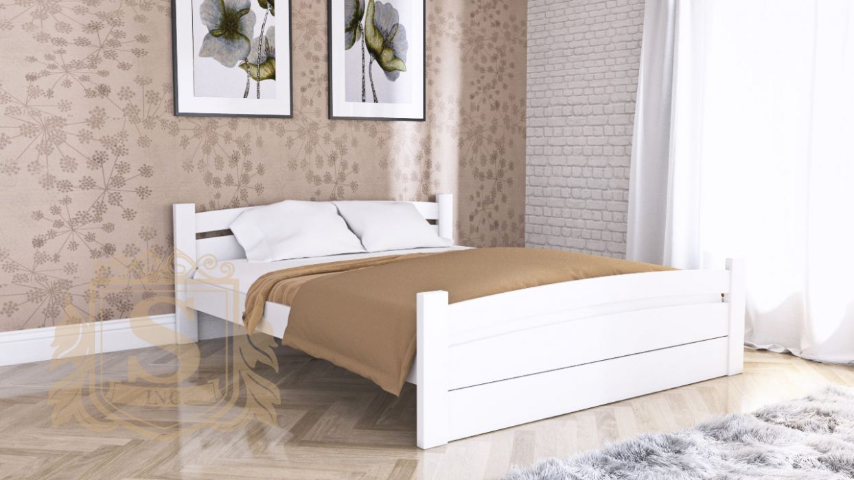 Кровать «Милана Плюс» | Белый | 160*190
