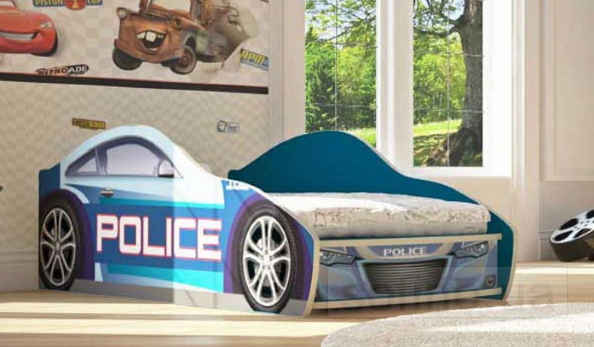 Кровать-машинка «Полиция New» 60*120