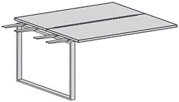 Модуль промежуточный стола письменного двухстороннего MN107О2 «Megan» 160
