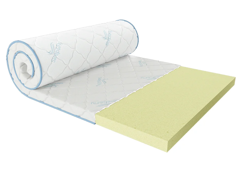 Матрац тонкий Sleep&Fly Super Flex 160x190x8 см / жорсткий (459951)