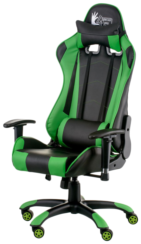 Кресло Extremerace Black/Green